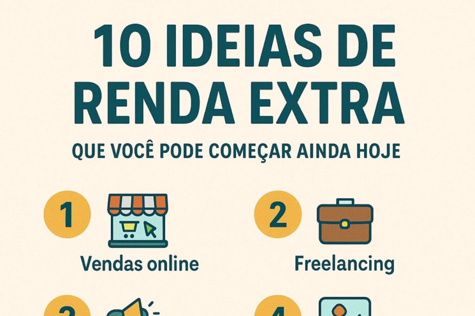 10 ideias de renda extra